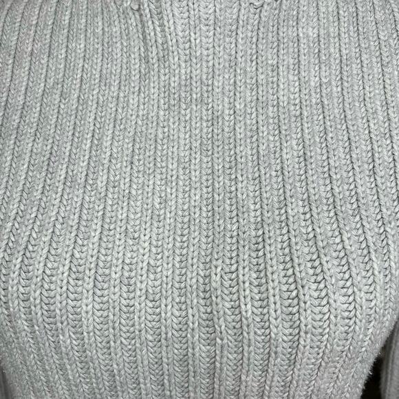 Gap gray ribbed turtleneck sweater - Picture 4 of 6